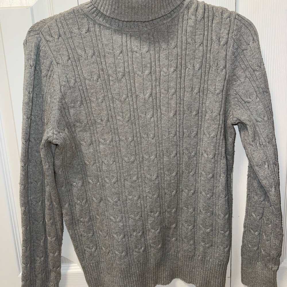 St. John's Bay Gray Turtleneck Sweater